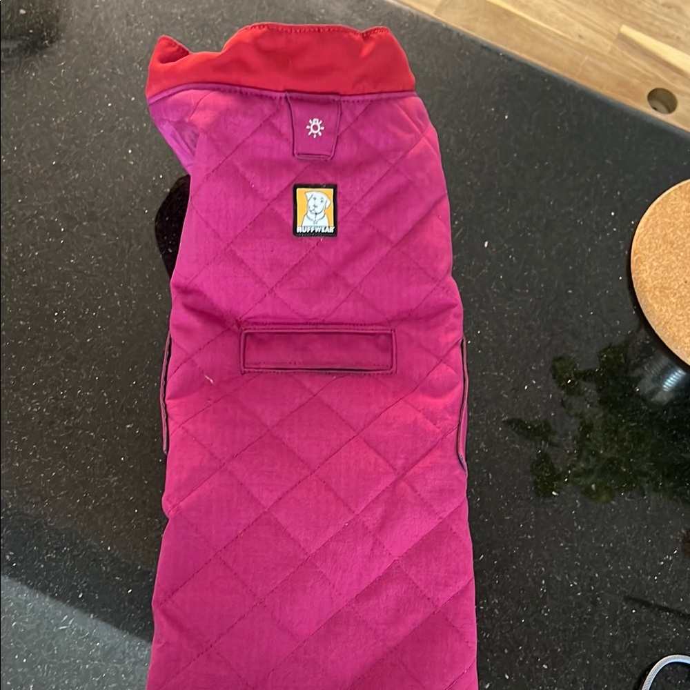 Quilted Dog Jacket in Pink